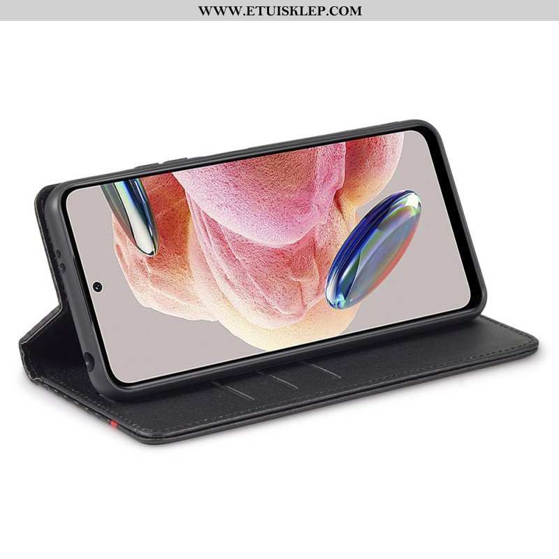 Etui Na Telefon do Xiaomi Redmi Note 12 4G Etui Folio Włókno Węglowe Lc.imeeke